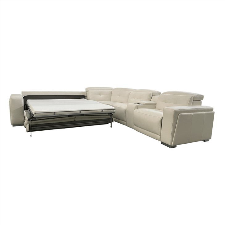 3-Piece Contemporary Sleeper Sectional