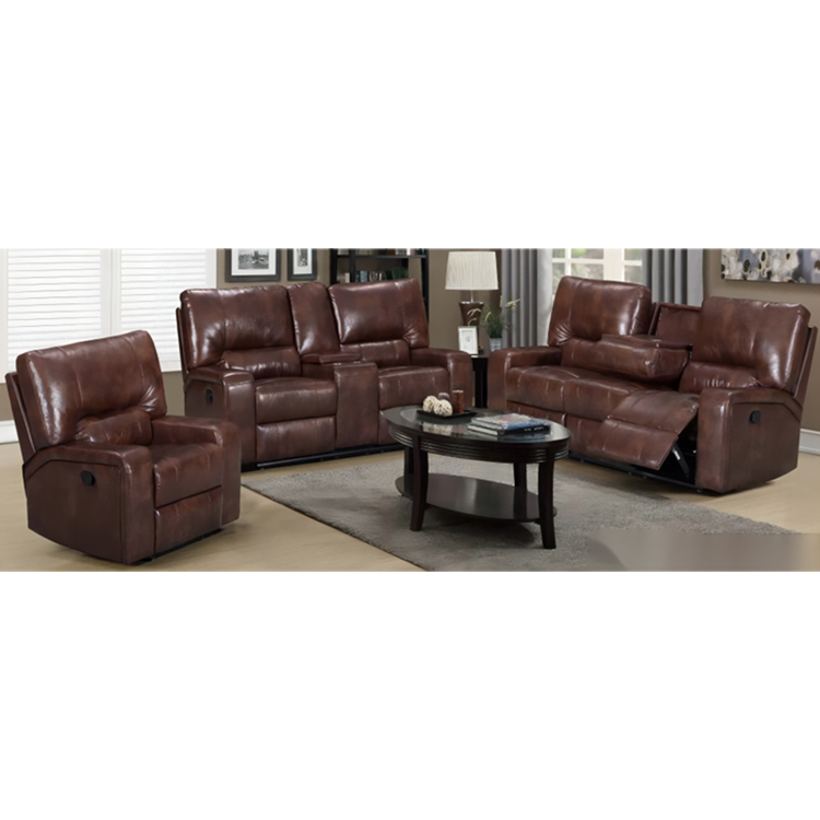 Intelligent Leather Recliner Sofa With Large Corner