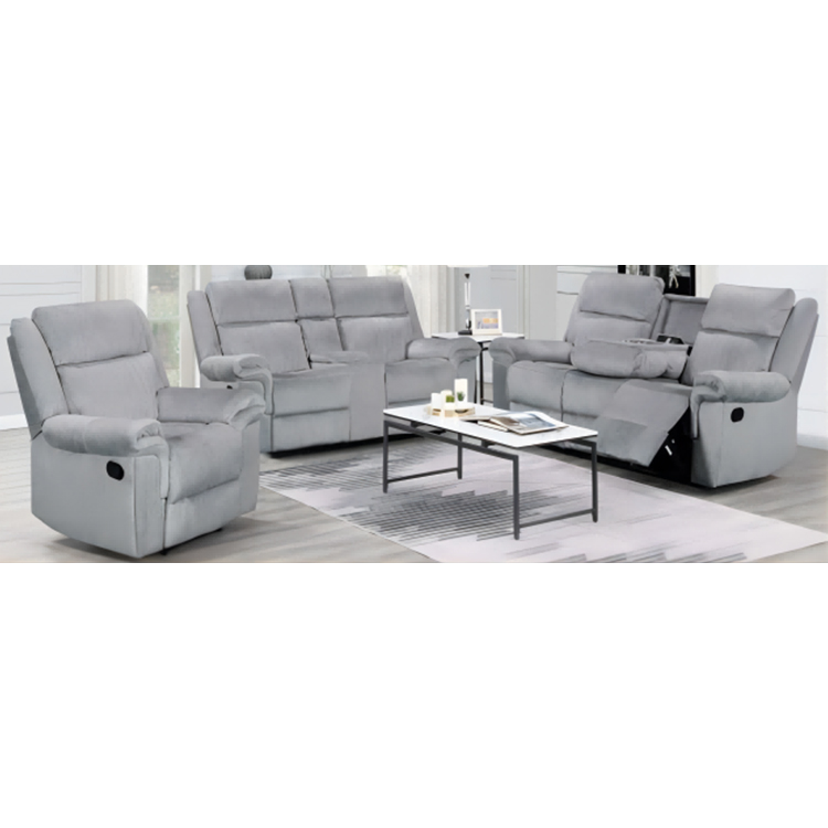 Classic Leather Combined Recliner Sofa