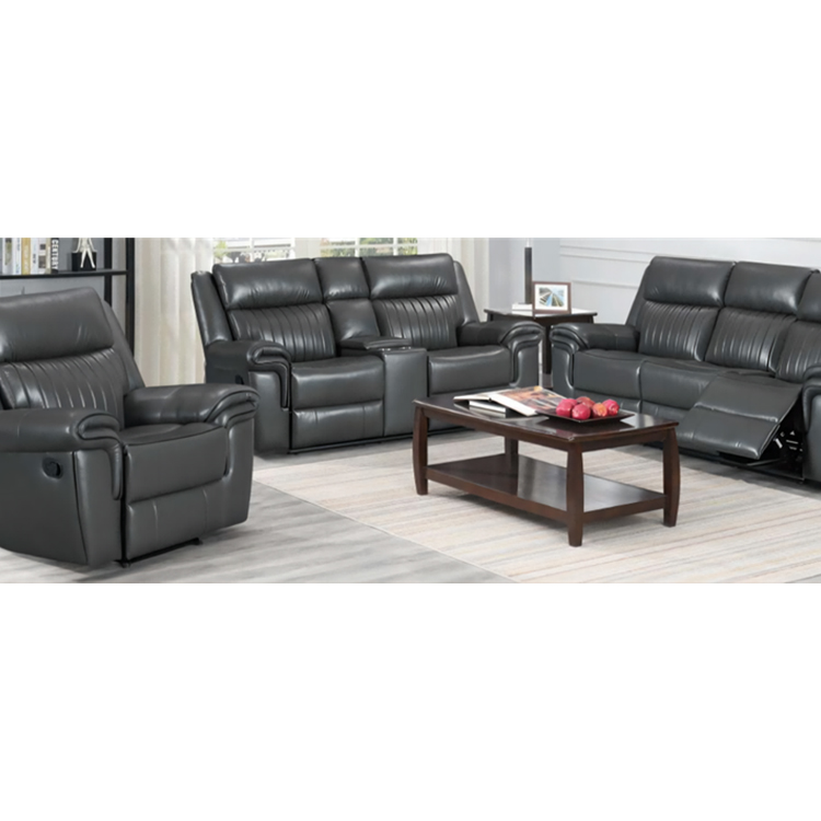 Classic Leather Combined Recliner Sofa