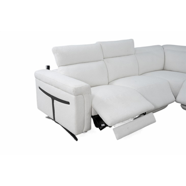 White Electric Smart Sofa