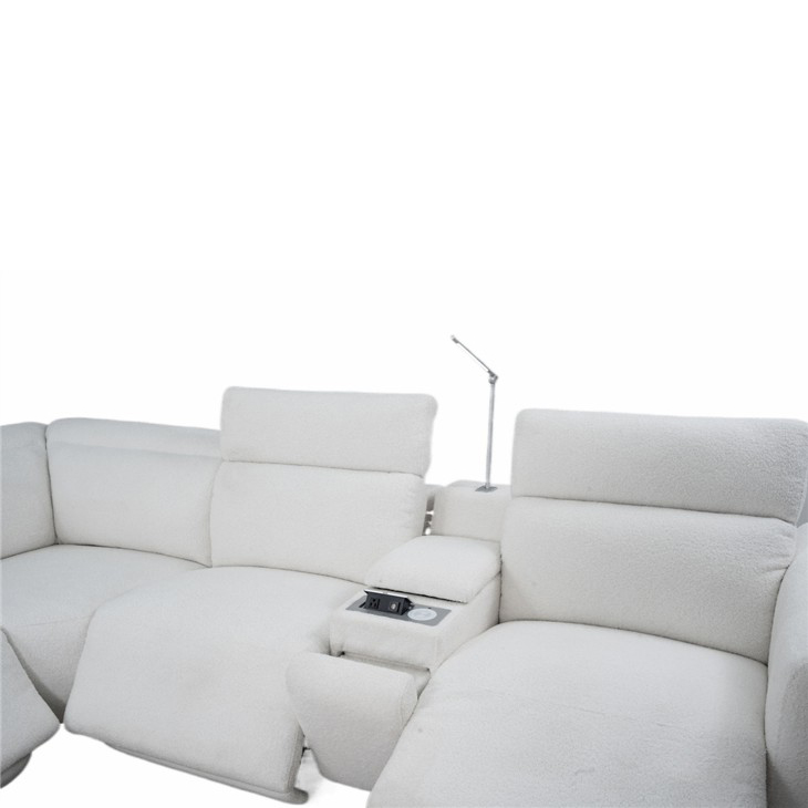 White Electric Smart Sofa