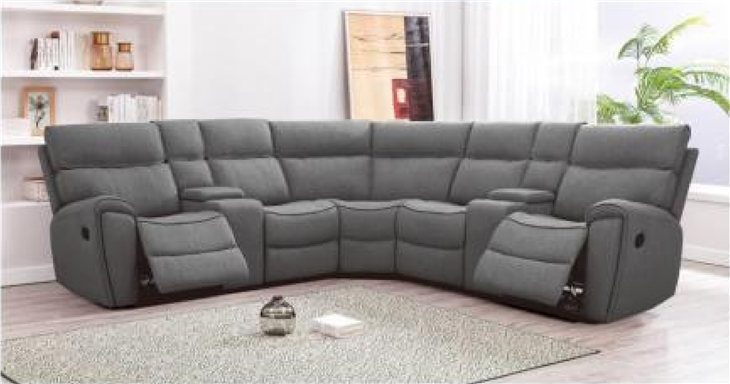 Dark Customizable Sectional Sofa