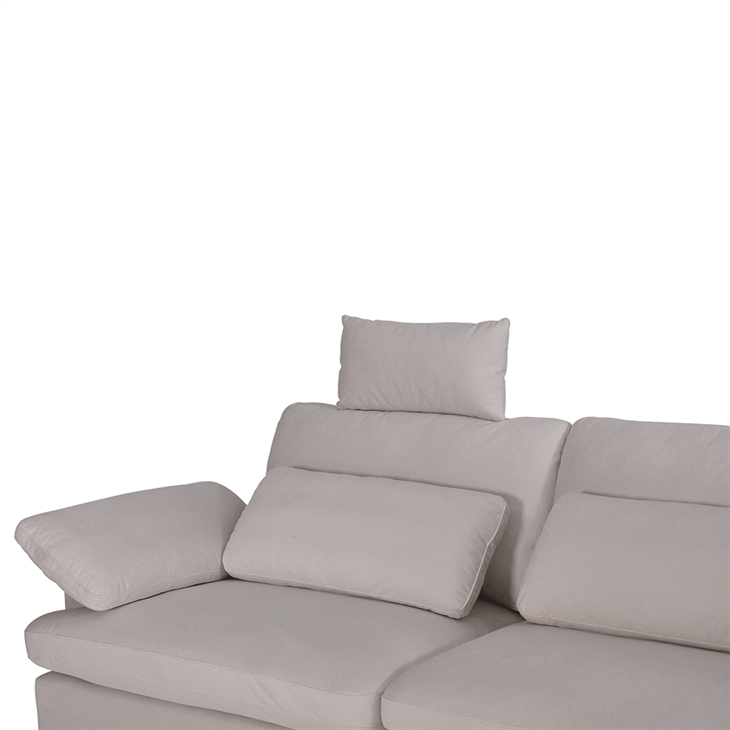 Pure White South Korean Sectional