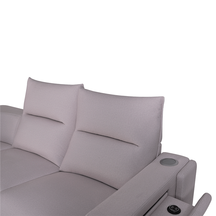 3-Piece Simple South Korean Power Reclining Sectional