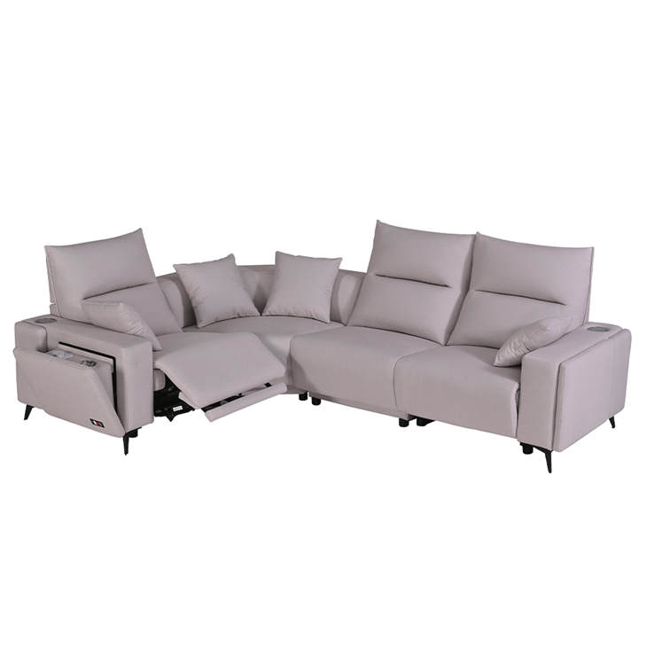 3-Piece Simple South Korean Power Reclining Sectional