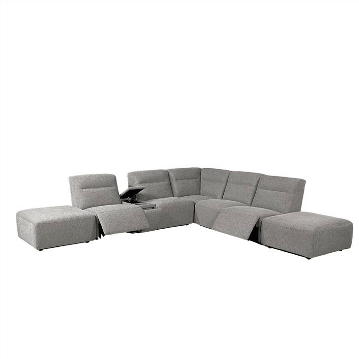 6-Piece Contemporary Power Reclining Sectional