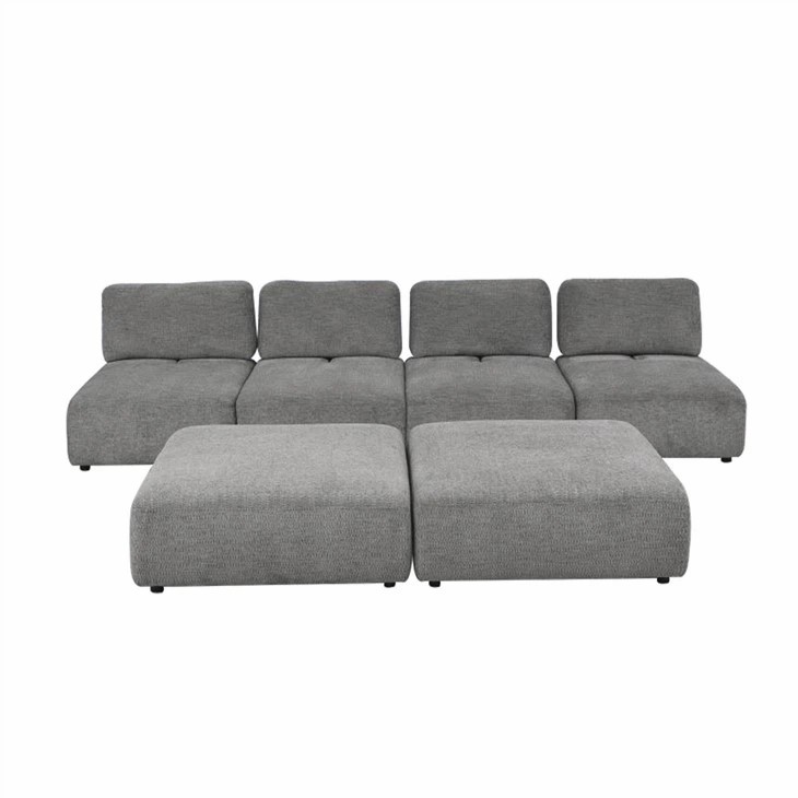 4-Piece Power Reclining Chaise Sectional