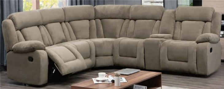 Creative Fabrics Five-Person Sofa