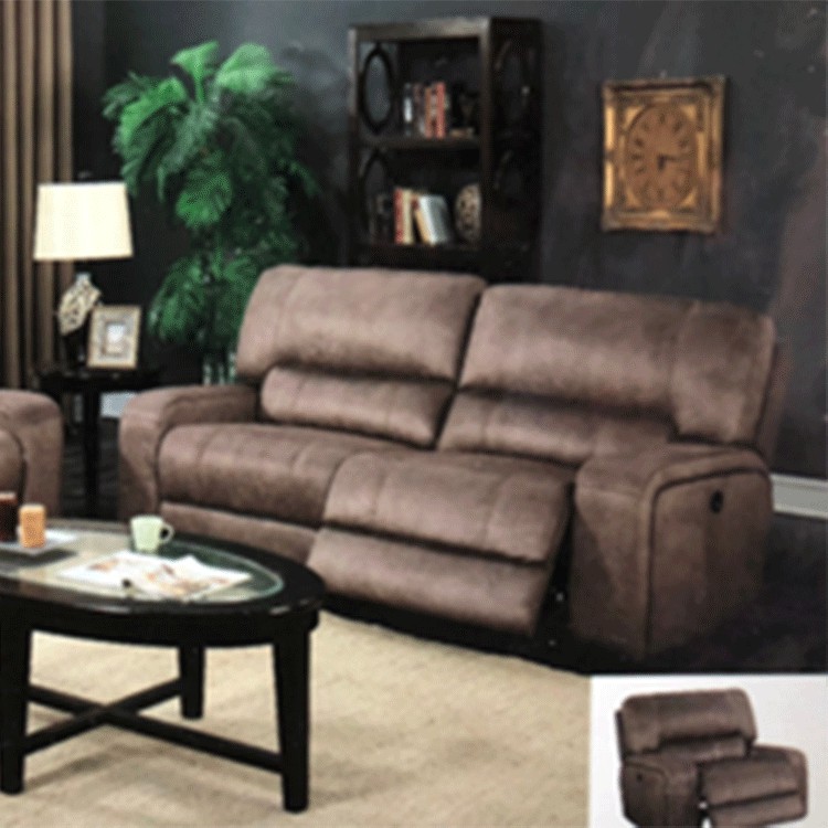 Square Arm Power Reclining Loveseat