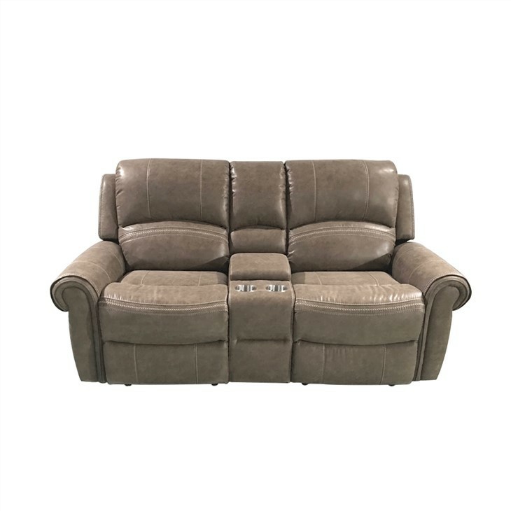 Pillow Top Arm Power Reclining Loveseat With Console