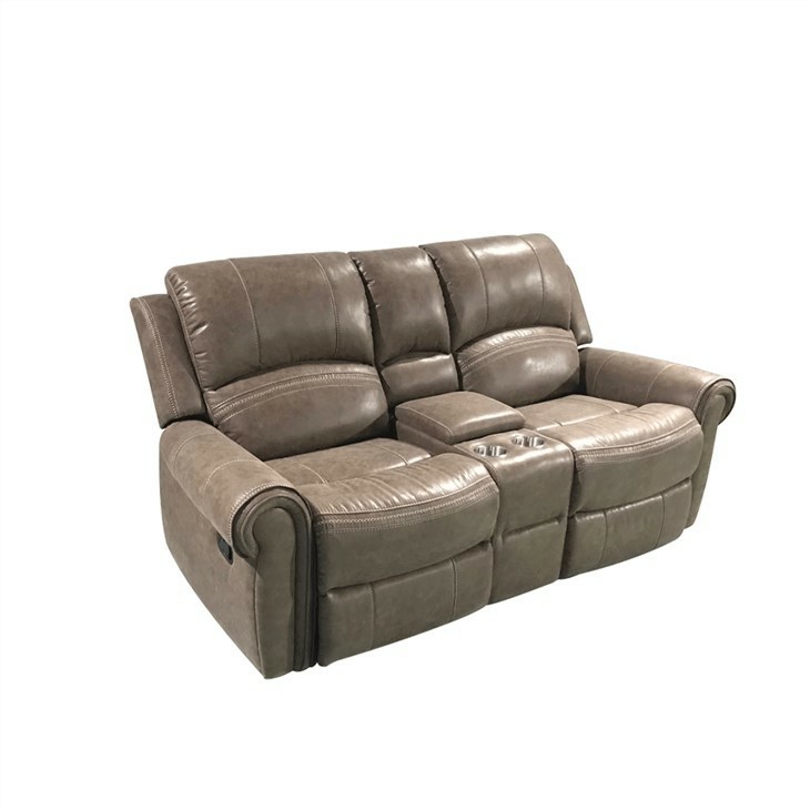 Pillow Top Arm Power Reclining Loveseat With Console