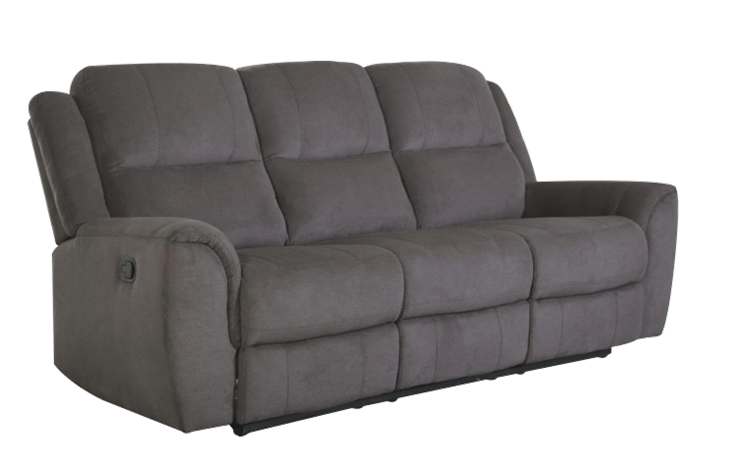 Pure Grey Power Reclining Fabric Sofa