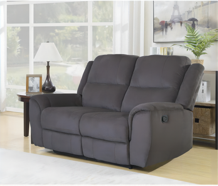 Pure Grey Power Reclining Fabric Sofa