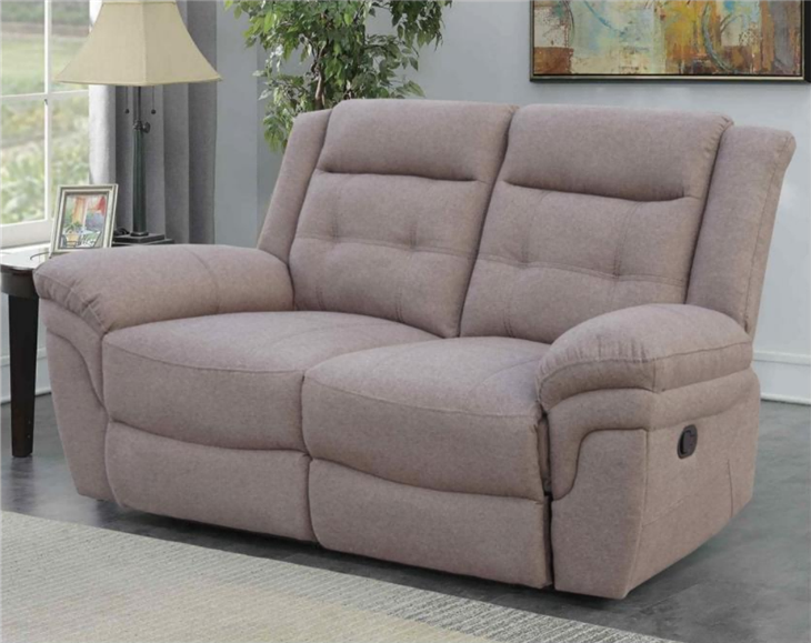 Manual Technology Cloth Recliner Sofa