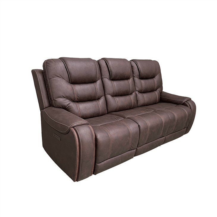 Modern Style Brown Power Reclining Sofa