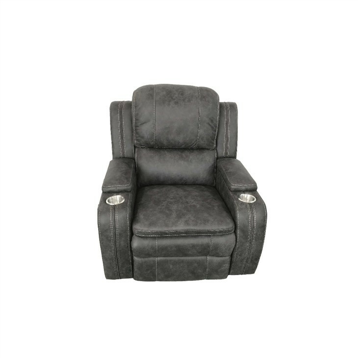 Contemporary Black Power Reclining SofaLift Recliner