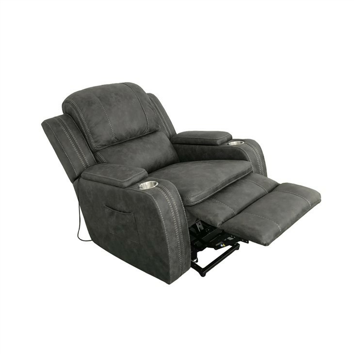 Contemporary Black Power Reclining SofaLift Recliner