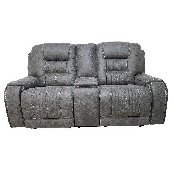 Black Power Reclining Sofa