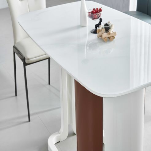 Microcrystalline Glass Dining Table