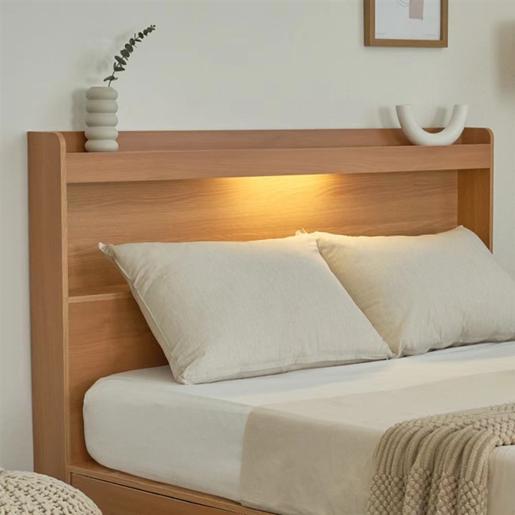 Luxury LED Triple-Drawer Bed Frame Q