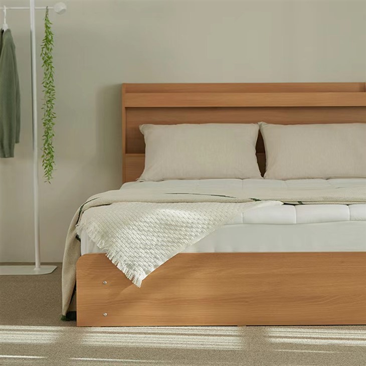 Luxury LED Triple-Drawer Bed Frame Q