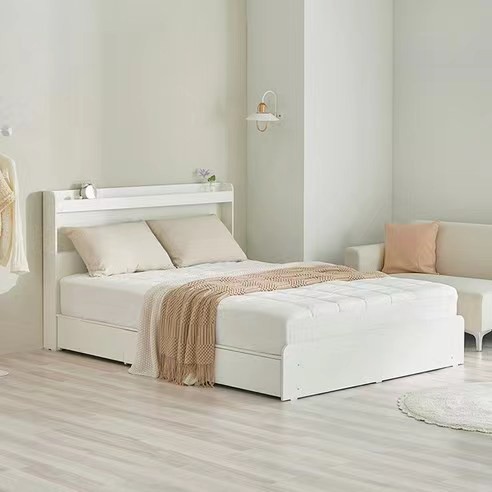 Luxury LED Triple- Drawer Bed Frame SS