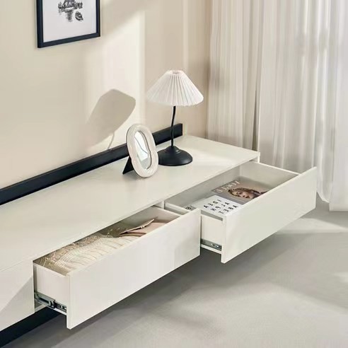 Black And White Minimalist Style TV Cabinet