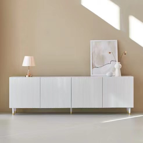 White Minimalist TV Cabinet