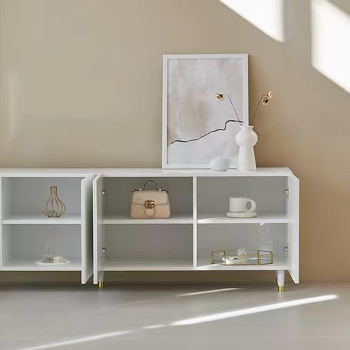 White Minimalist TV Cabinet